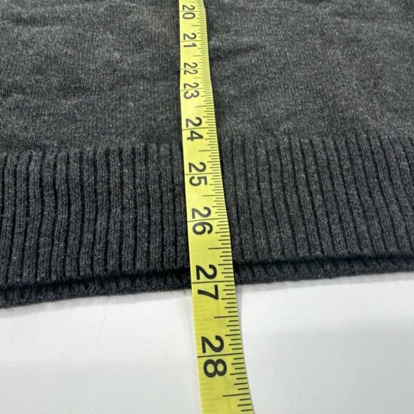 Sun River Sweater Mens XL Gray Colorblock Pullover Knit 1/4 Zip Mock Neck Preppy - Picture 8 of 10